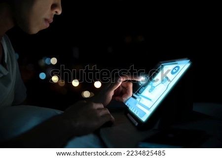 businessman touch on digital technology ai business benefit trend in currency traiding and stock market Royalty-Free Stock Photo #2234825485