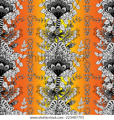 vector seamless abstract floral pattern,