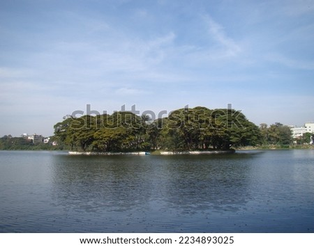 View of the Ulsoor Lake at Bangalore