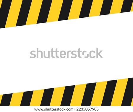 Caution tape background wallpaper design with empty place