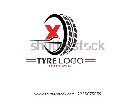X Tyre Letter logo template for your branding.