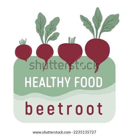 Beet. Red beetroot with leaves. Healthy food Royalty-Free Stock Photo #2235135727