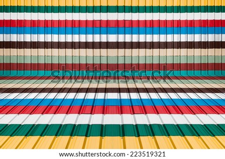 galvanized steel plate background - colorful metallic stainless corrugated chrome texture
