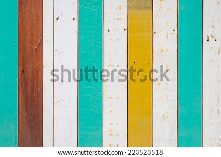 painted old wooden wall