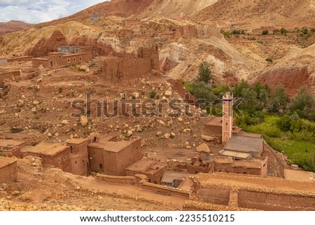 Gorgeous berber villages in the atlas mountains of Morocco