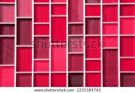 abstract red geometric background in trendy color