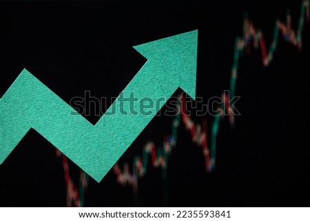 Growth in the stock or crypto market. Price action going up. Economic growth, pump