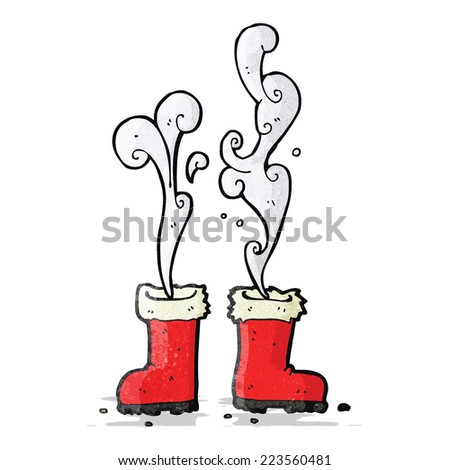 smoking santa boots 