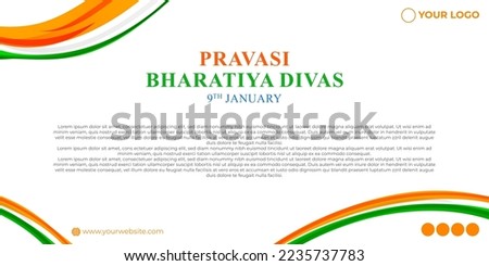 vector illustration for prawasi Bharti diwas means nri day Royalty-Free Stock Photo #2235737783