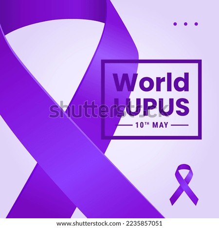 World lupus day background. Eps 10