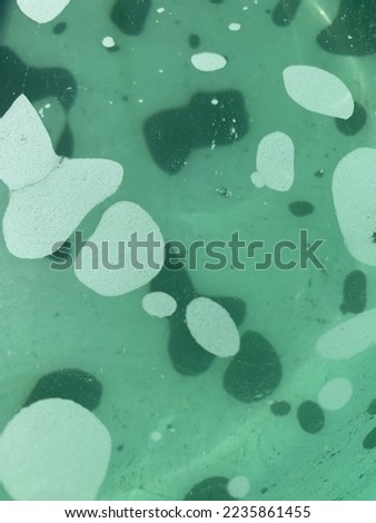 Bubbles over basin water