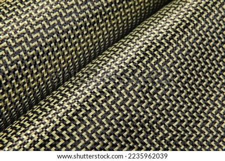 Carbon kevlar fiber fabric texture