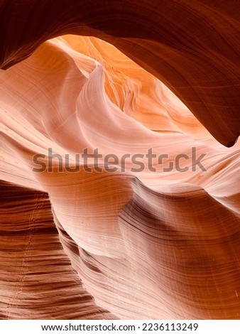 Antelope Canyon, Arizona, USA, amazing sandstone formations. Navajo Reservation, natural rock formation Royalty-Free Stock Photo #2236113249