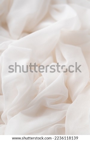 WHITE BACKGROUND OF SILK CLOTH