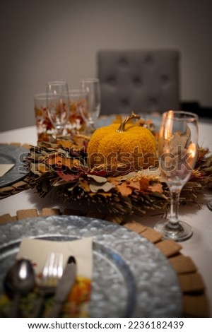 Harvest decorations with Thanksgiving spirit
