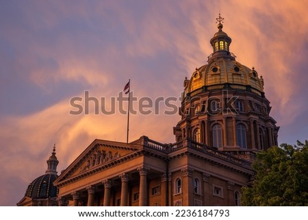 Iowa State Capitol Building, Des Moines Royalty-Free Stock Photo #2236184793