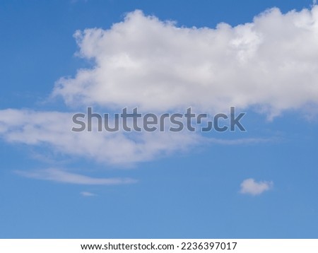clouds in the blue sky. Background and wallpaper