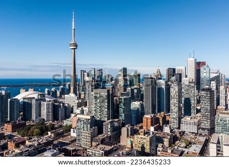 Modern Canadian buildings in Toronto