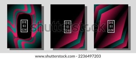 Background design. Set of templates for business, poster, cover, banner and invitation.