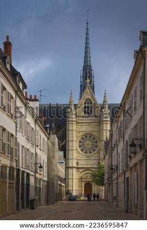 Street in Orléans, a city in north-central France, about 120 kilometres (74 miles) southwest of Paris.