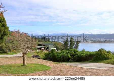 The Amazing view to the city Featherbed Nature Reserve, Knysna, South Africa Royalty-Free Stock Photo #2236624485