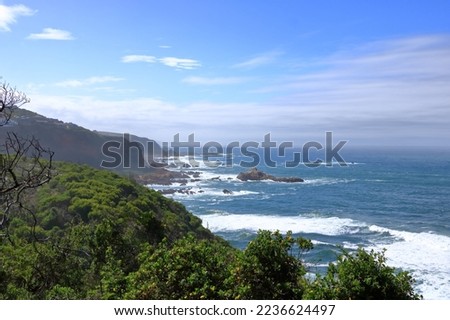 The Amazing view to the sea Featherbed Nature Reserve, Knysna, South Africa Royalty-Free Stock Photo #2236624497