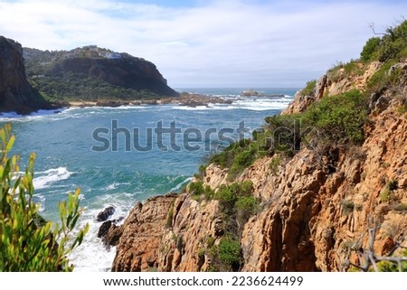 The Amazing view to the sea Featherbed Nature Reserve, Knysna, South Africa Royalty-Free Stock Photo #2236624499