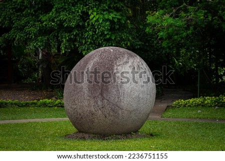 Stone Spheres National Museum Costa Rica Royalty-Free Stock Photo #2236751155