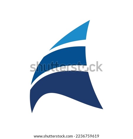 sail logo 2 icon template Royalty-Free Stock Photo #2236759619