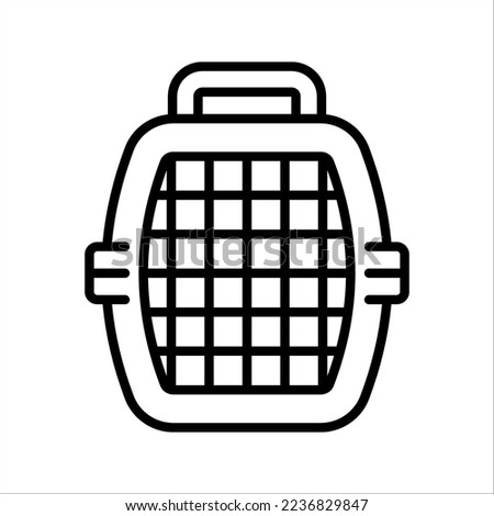 Pet Carrier icon. sign for mobile concept and web design. vector illustration