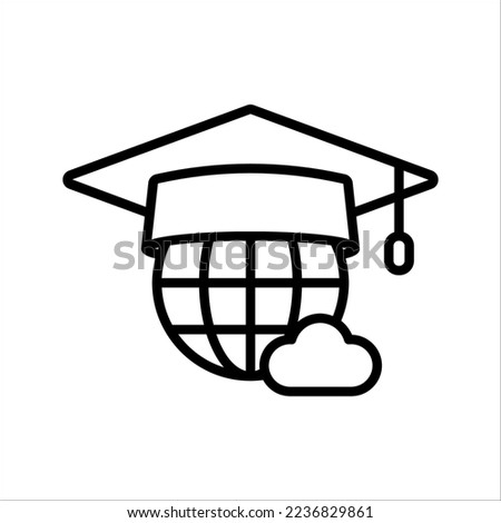 World education icon. sign for mobile concept and web design. vector illustration