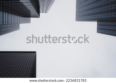 Toronto Canada skyline photo highlighting the urban landscape of key skyscrapers and buildings with a simple and clean white background.

Business, technology, innovation, objectives, and next steps.