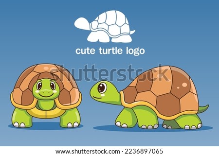 Cute baby turtle character cartoon flat style, Woodland, Print Design, vector illustrations