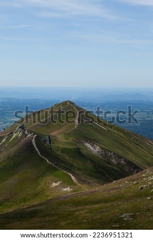 The peaks of the Massif Central are volcanic and very old.