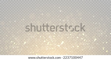 Abstract light effect with lots of twinkling glowing highlights and sparks, Vector.