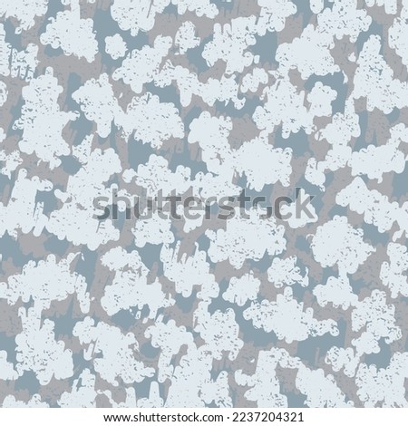 Pastel Camouflage Seamless Pattern. Bright Repeated War Graphic Design. Black Seamless Abstract Graphic Background. Camouflage Military Light Repeated Army Vector Backdrop.