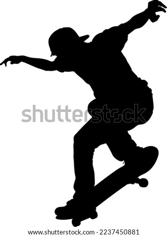 Scalable Graphics Ice Skating, Skater Boy Silhouette, Clipart, Sports, Photography