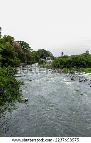 Piracicaba river, location in the city of Piracicaba, state of Sao Paulo, Brazil