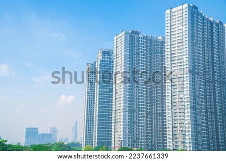 Landmark 81 is a super-tall skyscraper currently under construction of Vinhomes Central Park Project in Ho Chi Minh City, Vietnam. Business, travel concept.
