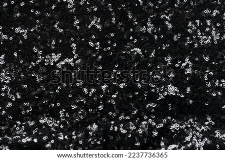 Black glitter texture for background