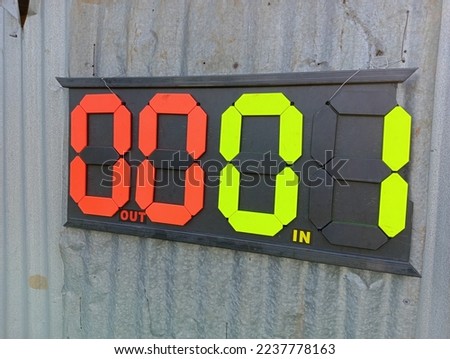 plastic scoreboards for sporting events