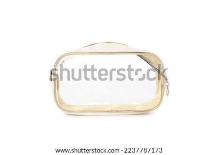 Bath accessories, toilet bag, isolated on white background Royalty-Free Stock Photo #2237787173