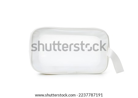 Bath accessories, toilet bag, isolated on white background Royalty-Free Stock Photo #2237787191