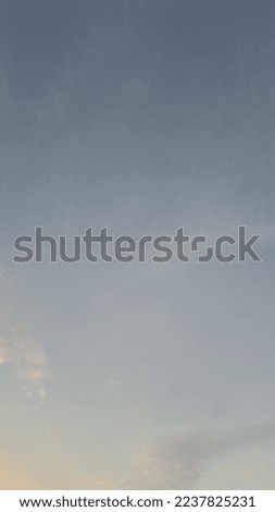 Evening sky before sunset. Clouds in the sky. Pastel colors. Background. Textures. Abstract background. Copy spase.