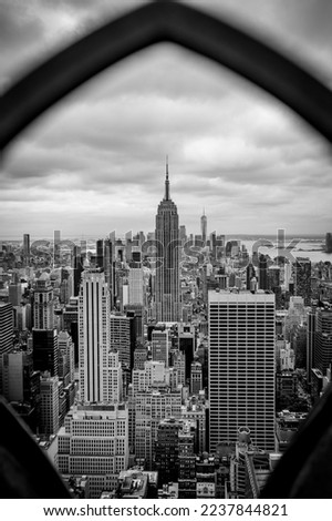 New York Classic Skyline Manhattan Skyline NY Photo art