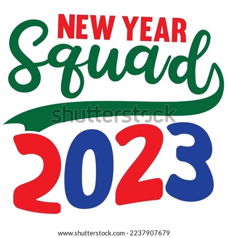 Happy New Year SVG Design Vector File.