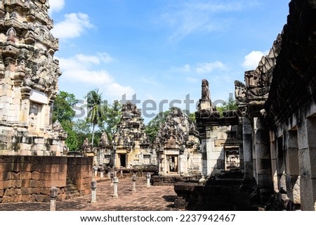 Prasat Sdok Kok Thom is a large and important Khmer castle and historic site in Sa Kaeo Province, Thailand. It was built of stone and laterite and was completed in the 11th century.