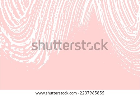Grunge texture. Distress pink rough trace. Good-looking background. Noise dirty grunge texture. Neat artistic surface. Vector illustration.