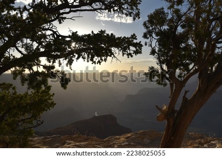 Sunset at the Grand Canyon National Park Arizona