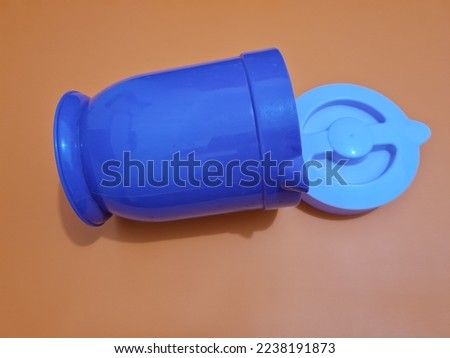 Large teapot made of plastic material